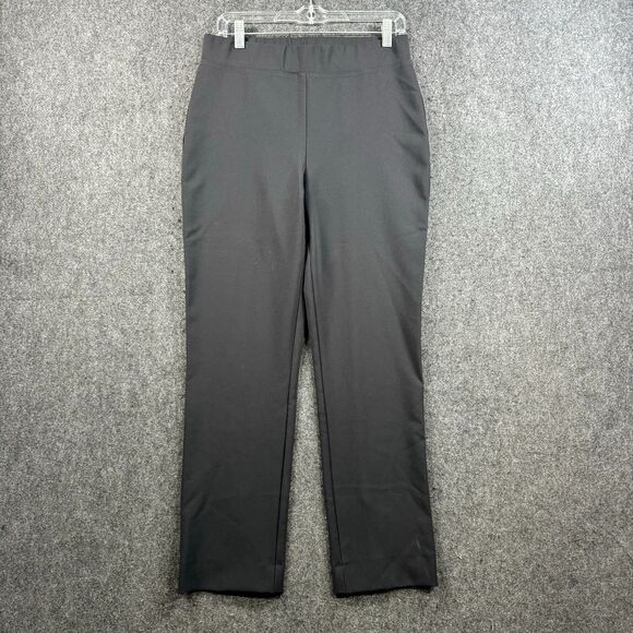 Joseph Ribkoff Essentials Pants Women's 8 Black Stretch Pull On Dress - Picture 1 of 8